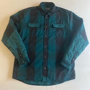 Flylow Shirt Jacket Men XL SLIM Quilt Lined Outdoor Hiking Fishing Hunting